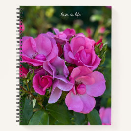 Lavendel Roze Rose Hardcover Notitieboek