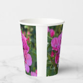 Lavendel Roze Rose Papieren Bekers (Rechts)