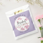 Lavendel Roze Sering Bloesem Bruiloft Feest Bedankzakje (Gezegeld)