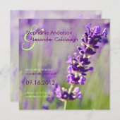 Lavendel • Save the Date Aankondiging (Voorkant / Achterkant)