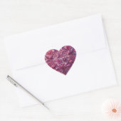Lavendel Scrolly Hart Sticker (Envelop)