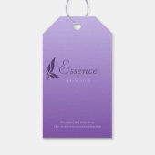 Lavendel Serenity Custom Gift Labels Cadeaulabel (Achterkant)