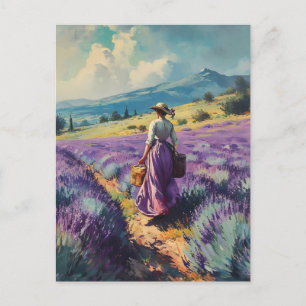 Lavendel Serenity:  Provence Briefkaart