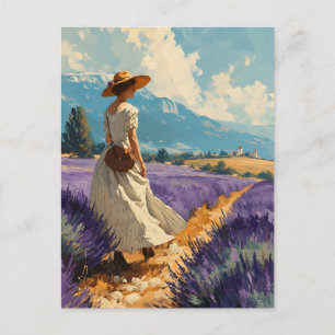 Lavendel Serenity:  Provence Briefkaart