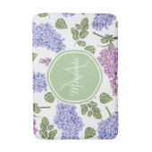 Lavendel Sering Monogram Badmat (Voorkant Verticaal)