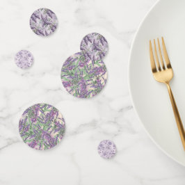 Lavendel Seringen Morgen Glorie Stof Paars Bloemmo Confetti