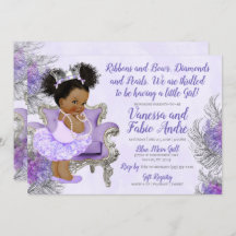 Lavendel Silver Princess Baby shower