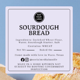 Lavendel Sourdough Ingredient Cottage Sticker