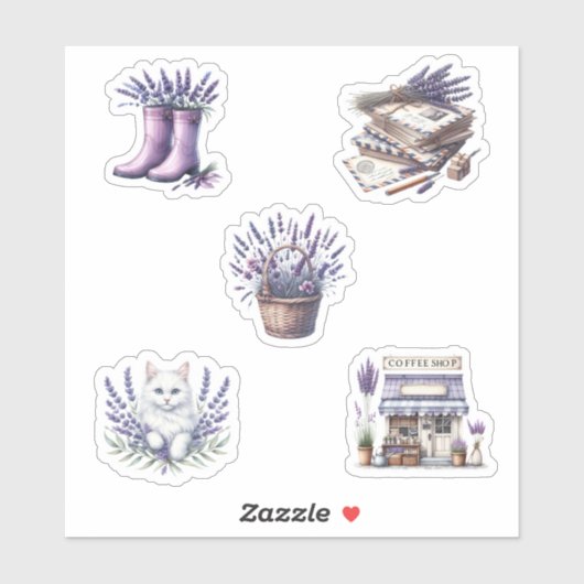 Lavendel Spring Sticker Sheet (Vel)