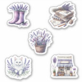 Lavendel Spring Sticker Sheet (Voorkant)