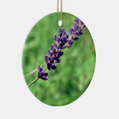 Lavendel Stalk Photo Circle Ornament (Rechts)