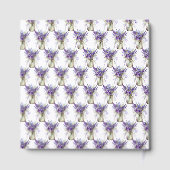 Lavendel stenen pot bruiloftsborrel gastenboek (Achterkant)
