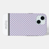 Lavendel Stippen Aangepaste Samsung Case-Mate iPhone Case (Achterkant (horizontaal))