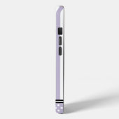 Lavendel Strepen & Stippen Custom Samsung Case-Mate iPhone Case (Achterkant / Links)