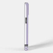 Lavendel Strepen & Stippen Custom Samsung Case-Mate iPhone Case (Achterkant / Rechts)