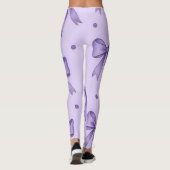 Lavendel Strik Leggings (Achterkant)