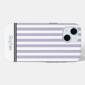Lavendel Stripes Custom Samsung Case-Mate iPhone Case (Achterkant (horizontaal))