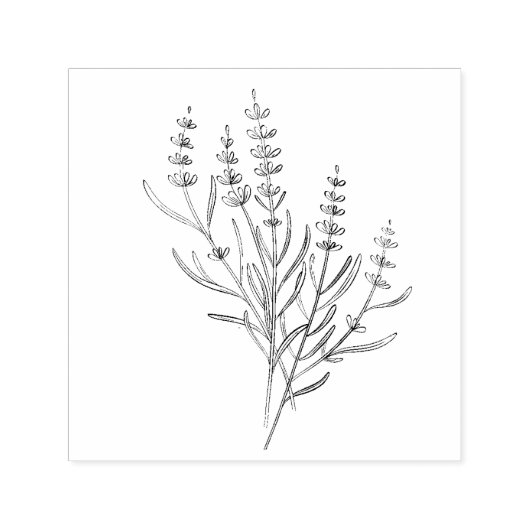 Lavendel Takjes Stempel (Design)