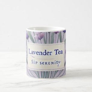 Lavendel Tea AI kunst Koffiemok