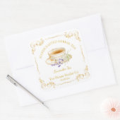  Lavendel Tea Square Label (Envelop)