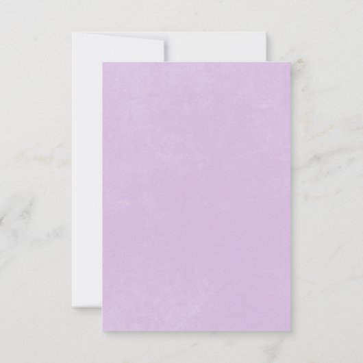 Lavendel Tulp Solo Paarse Modern Save The Date (Achterkant)