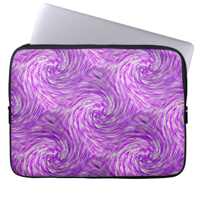 Lavendel Twirls...... Laptop Sleeve (Voorkant)