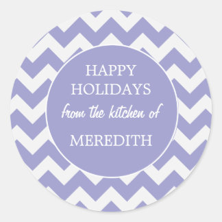 Lavendel uit de keuken van bakken ronde sticker