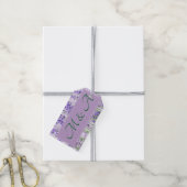 Lavendel Velden Bruiloftsgeschenk Labels Cadeaulabel (Met Touw)