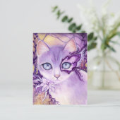 Lavendel Venice Night - Briefkaart (Staand voorkant)