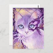 Lavendel Venice Night - Briefkaart (Voorkant / Achterkant)