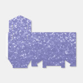 Lavendel violet fonkelt glitter bling bedankdoosjes (Uitgevouwen)