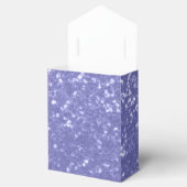 Lavendel violet fonkelt glitter bling bedankdoosjes (Geopend)