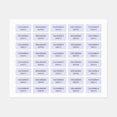 Lavendel violette naam meisje labels (Vel)