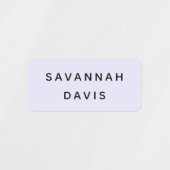 Lavendel violette naam meisje labels (Design 1)