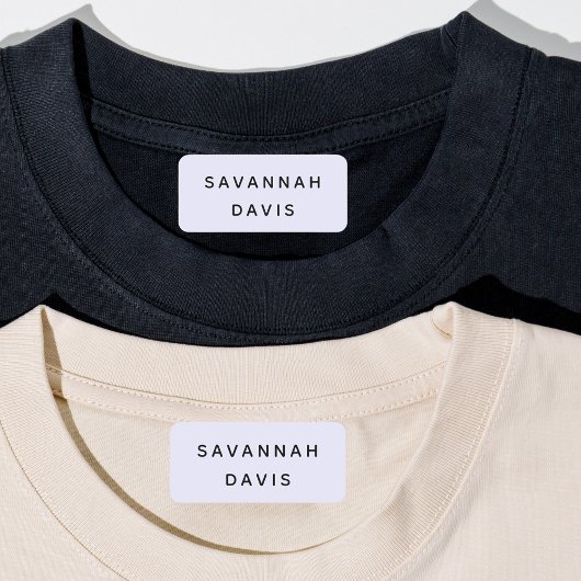 Lavendel violette naam meisje labels