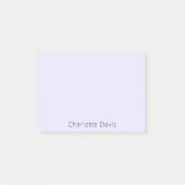 Lavendel violette naam post-it® notes (Voorkant)