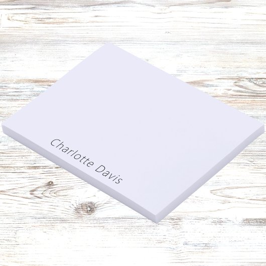 Lavendel violette naam post-it® notes