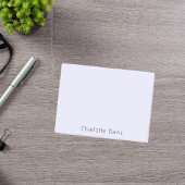 Lavendel violette naam post-it® notes