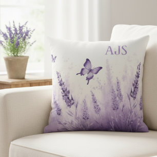 Lavendel Vlinder – Esthetisch Huis Cadeau Kussen