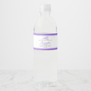 Lavendel water product ingrediënten waterfles etiket