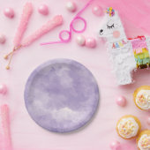 Lavendel Waterverf Bruiloft Borden Papieren Bordje (Feest)