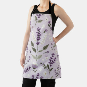Lavendel Whispers – Folk Botanical Schort