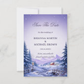Lavendel Winterdal Onder Save The Date (Voorkant)