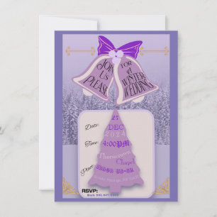 Lavendel Winterdennen met klokken