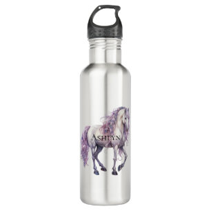 Lavendel Witte Bloemen Paard Waterfles