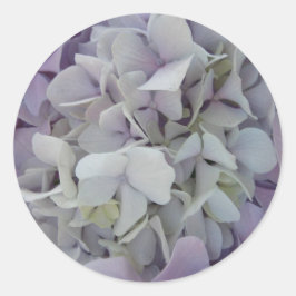 Lavendel/Witte Hydrangea Sticker