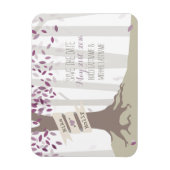 Lavendel Woodland Save The Date Magnet Magneet (Verticaal)