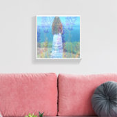 Lavendel Zee Canvas Print (Insitu (Woonkamer))