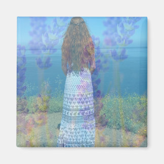 lavendel Zee magneet