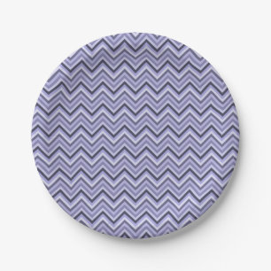 Lavendel Zig Zags Papieren Bordje